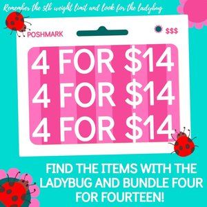 🐞 FOUR FOR $14